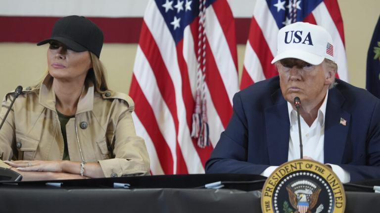 τραμπ και μελανια