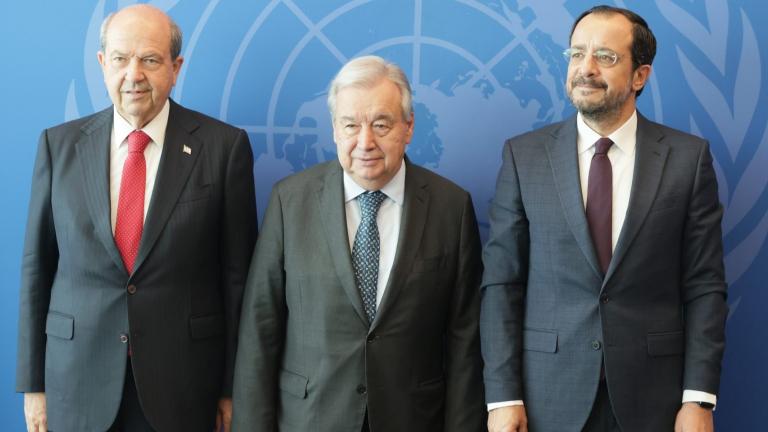 Κυπριακό: Σε καλό κλίμα η άτυπη πενταμερής συνάντηση στη Νέα Υόρκη - Γεραπετρίτης: «Εθνικός στόχος η επανένωση της Μεγαλονήσου»