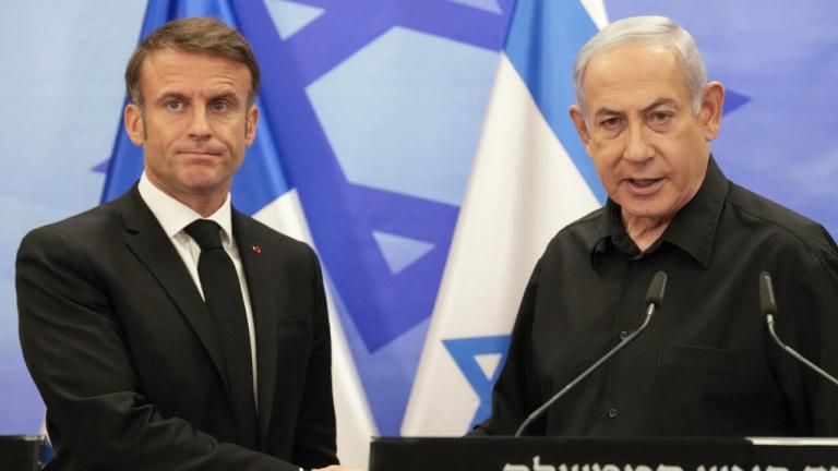 netanyahu macron