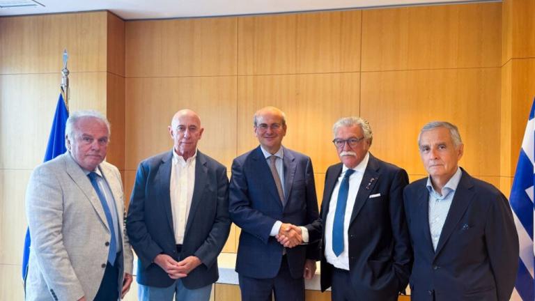 Συνάντηση του αντιπροέδρου της κυβέρνησης με αντιπροσωπεία του Κεντρικού Ισραηλιτικού Συμβουλίου Ελλάδος