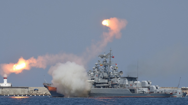russian navy drill
