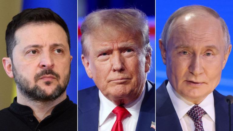 Ζελένσκι , τραμπ και πουτιν