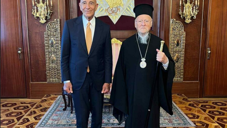 Κωνσταντινούπολη: Συνάντηση του Αμερικανού πρέσβη με τον Οικουμενικό Πατριάρχη 