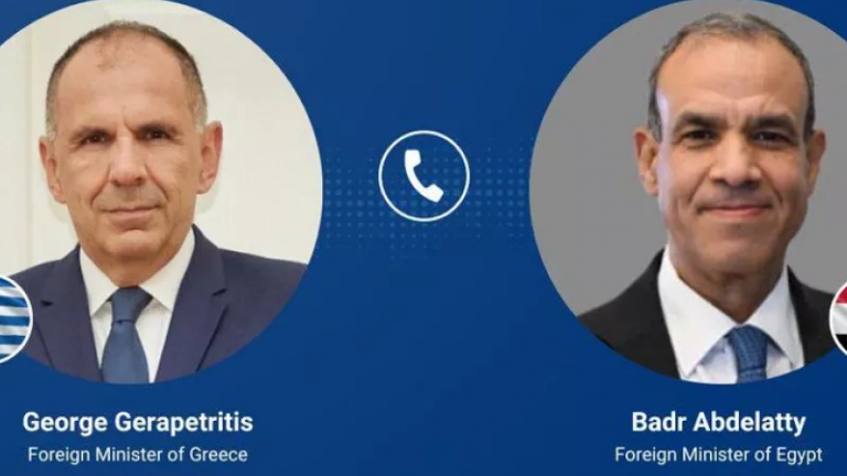 Τηλεφωνική επικοινωνία Γεραπετρίτη - Αιγύπτιου ΥΠΕΞ, πριν τη συνάντηση στις 6/8 στη Αθήνα