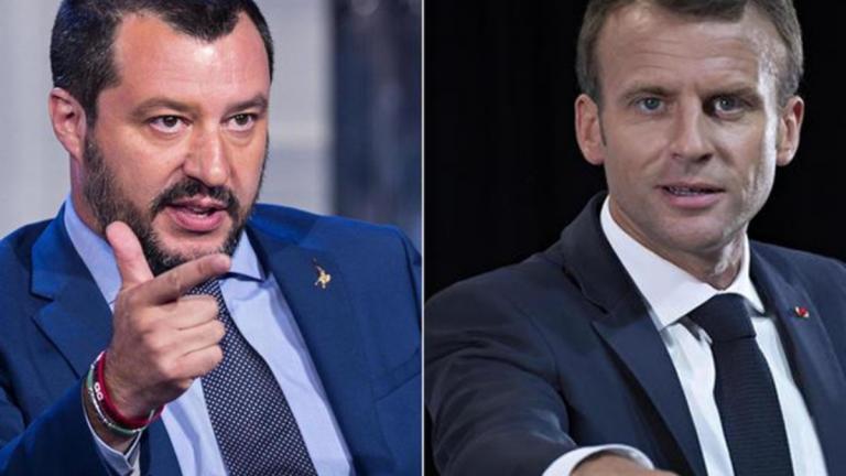 Διπλωματική ένταση Γαλλίας - Ιταλίας για τις δηλώσεις Σαλβίνι κατά Μακρόν: Κλήθηκε για εξηγήσεις η Ιταλίδα πρέσβης