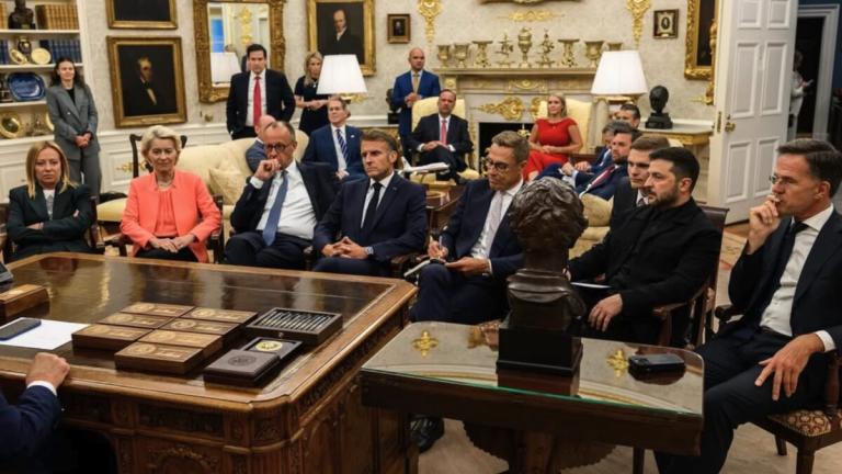 Τι βγήκε από τη συνάντηση στο Λευκό Οίκο για την Ουκρανία: Οι αποκλίσεις και οι συγκλίσεις μεταξύ Τραμπ – Ζελένσκι και Ευρωπαίων