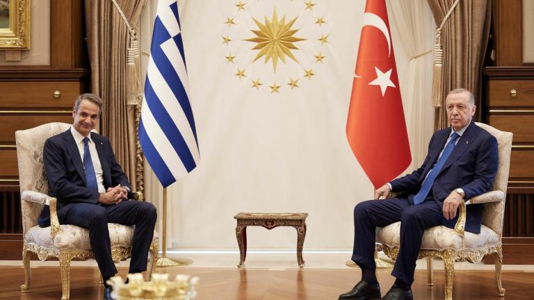 μητσοτάκης και ερντογαν