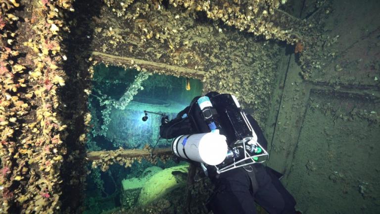 Ναυάγιο του Βρετανικού στην Κέα