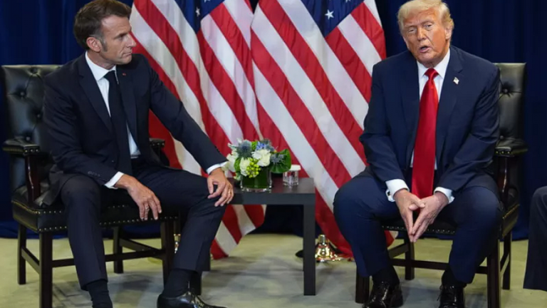 μακρον και τραμπ