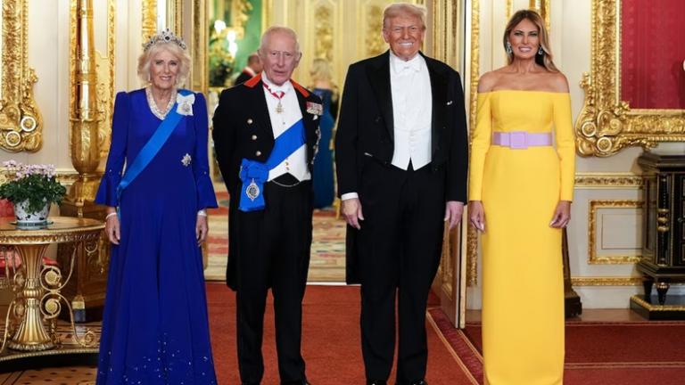 ο τραμπ και η βρετανικη βασιλικη οικογενεια