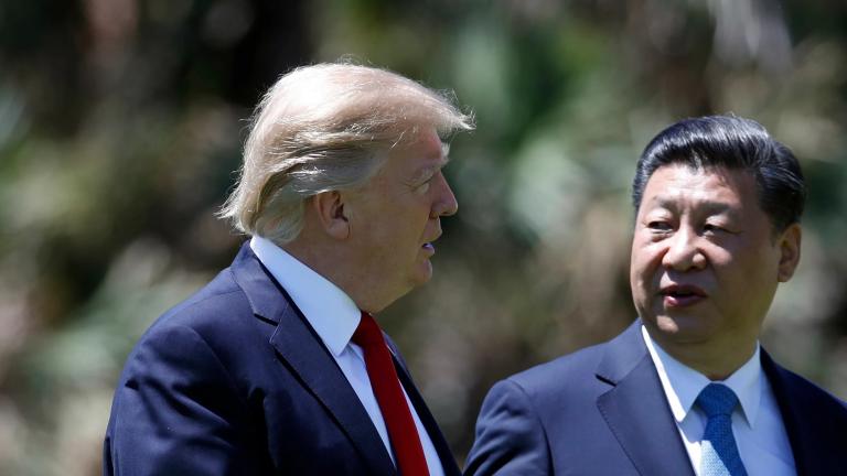 τραμπ και σι τζιπινγκ