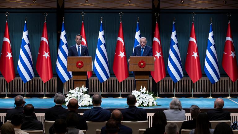 μητσοτάκης και ερντογαν