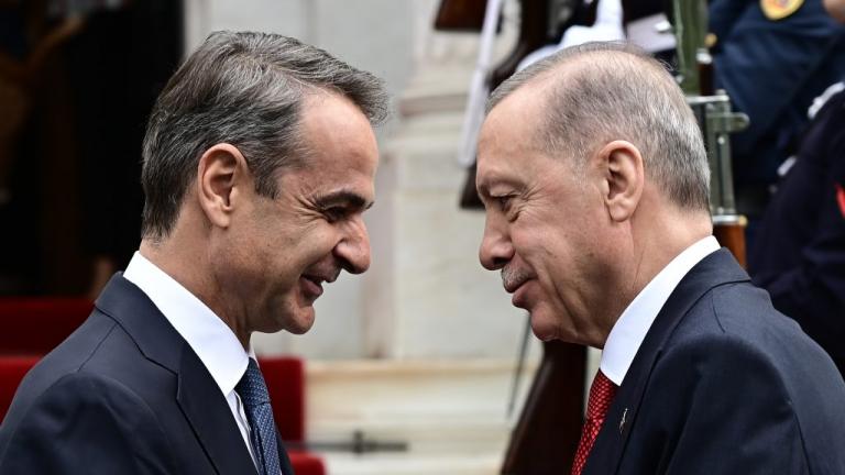 μητσοτάκης και ερντογαν