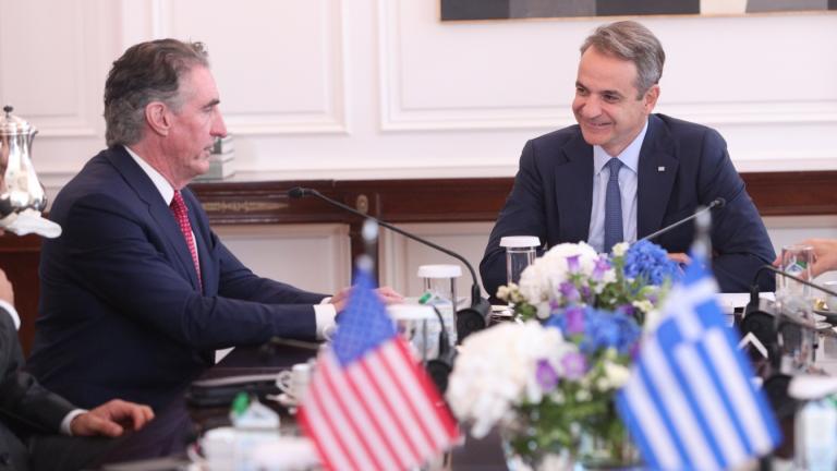 Η Ελλάδα ενεργειακός κόμβος στη Μεσόγειο: Συνάντηση Μητσοτάκη με τον Αμερικανό «τσάρο» ενέργειας Nταγκ Μπέργκαμ