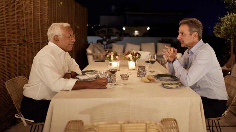 Δείπνο Μητσοτάκη με τον Αντόνιο Κόστα – Το πρωί της Δευτέρας η επίσημη συνάντησή τους