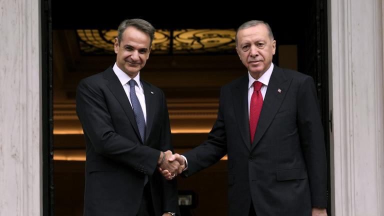 μητσοτάκης και ερντογαν
