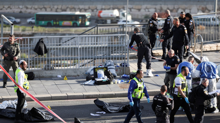 Ιερουσάλημ: Έξι οι νεκροί και τουλάχιστον 21 τραυματίες απο την τρομοκρατική επίθεση - Εξουδετερώθηκαν οι δράστες 