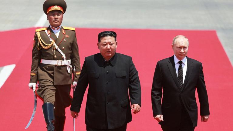 πουτιν και κιμ γιονκ ουν