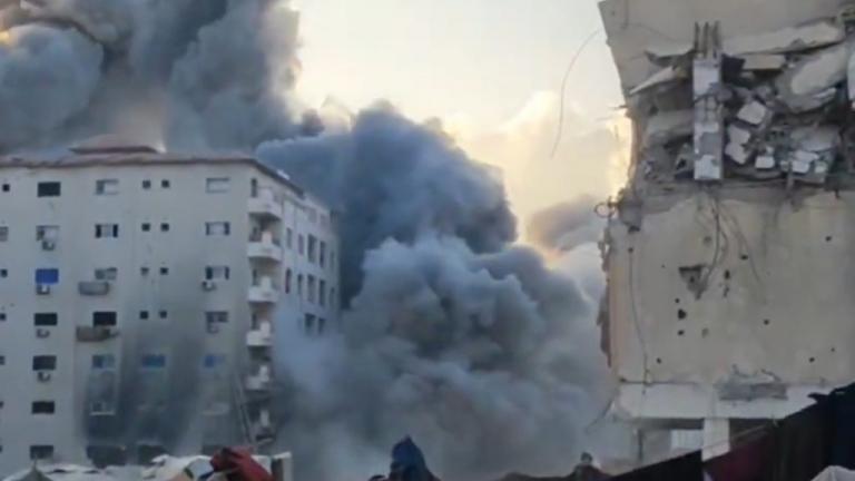 γαζα καταστροφη πολυοροφου κτηριου