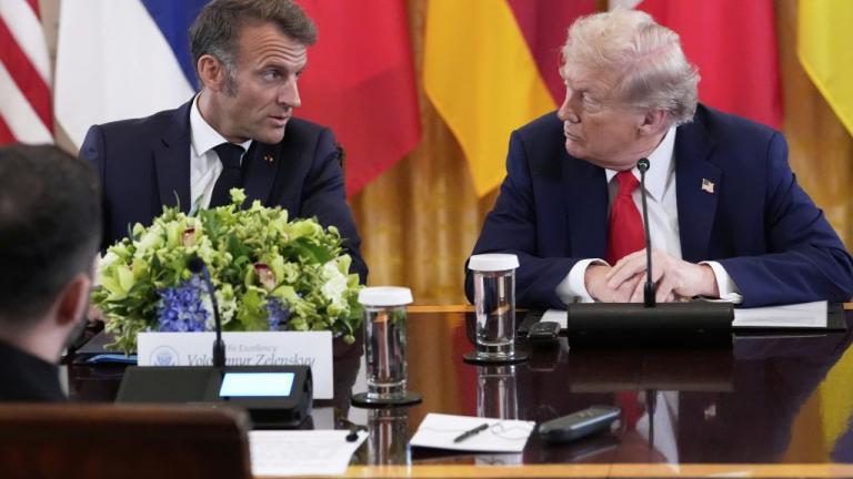 μακρον τραμπ