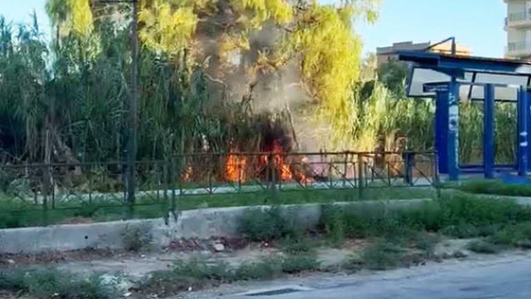 πατρα φωτια προαστιακος