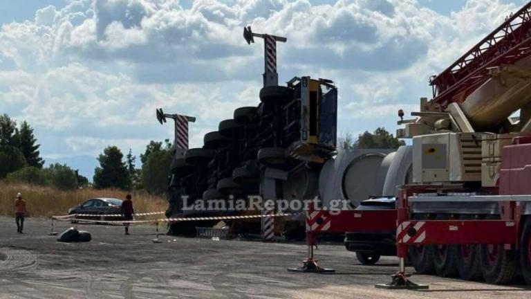 ανατροπη γερανου στυλιδα