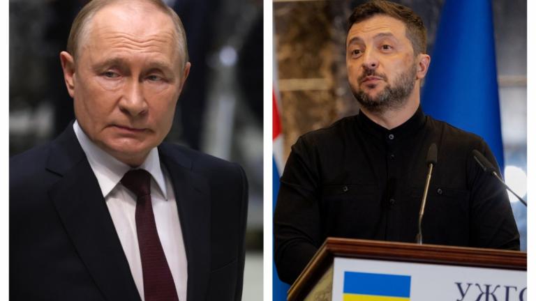 ζελενσκι και πουτιν