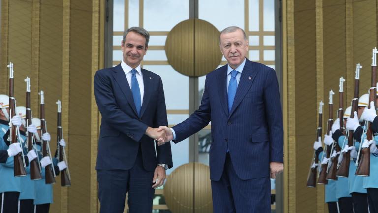 μητσοτάκης και ερντογαν