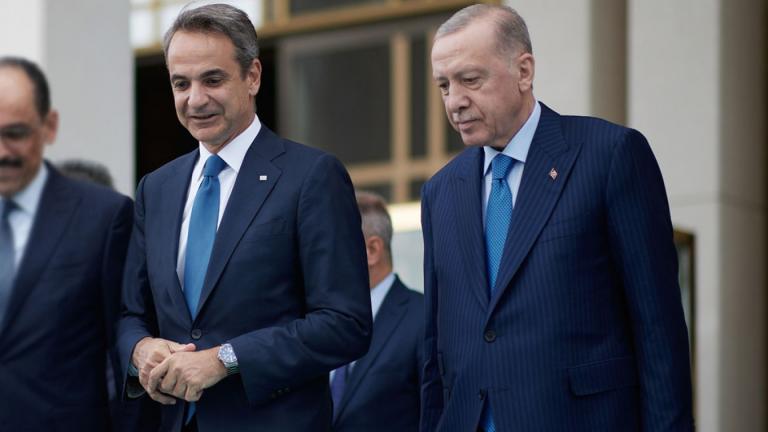 μητσοτάκης και ερντογαν