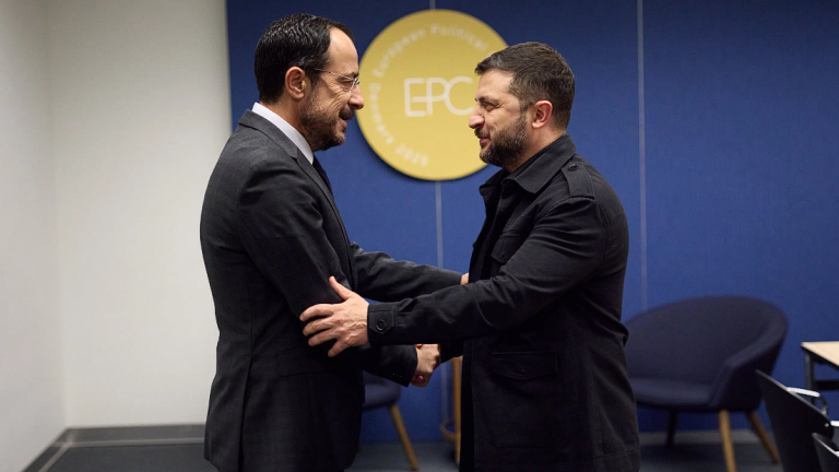 Χριστοδουλίδης και ζελενσκι