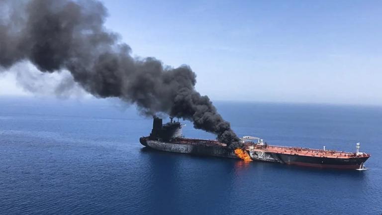 tanker fire