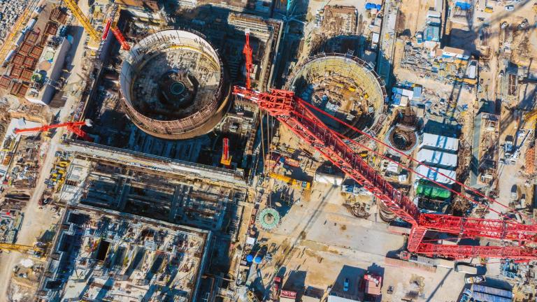 Το εργοτάξιο του πυρηνικού σταθμού παραγωγής ενέργειας Akkuyu στη νότια επαρχία Mersin, Τουρκία, 17 Ιανουαρίου 2023.