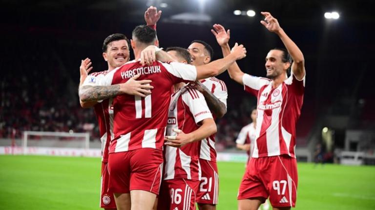 Ολυμπιακός-Βόλος 5-0: «Πεντάμορφος» με σόου Γιάρεμτσουκ