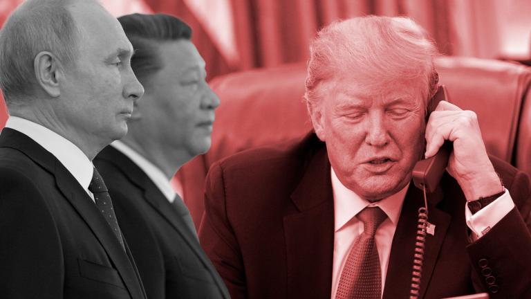 τραμπ πουτιν και σι τζιπιγνκ