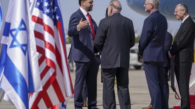 Στο Ισραήλ ο αντιπρόεδρος των ΗΠΑ Βανς – Την Τετάρτη θα συναντηθεί με Νετανιάχου