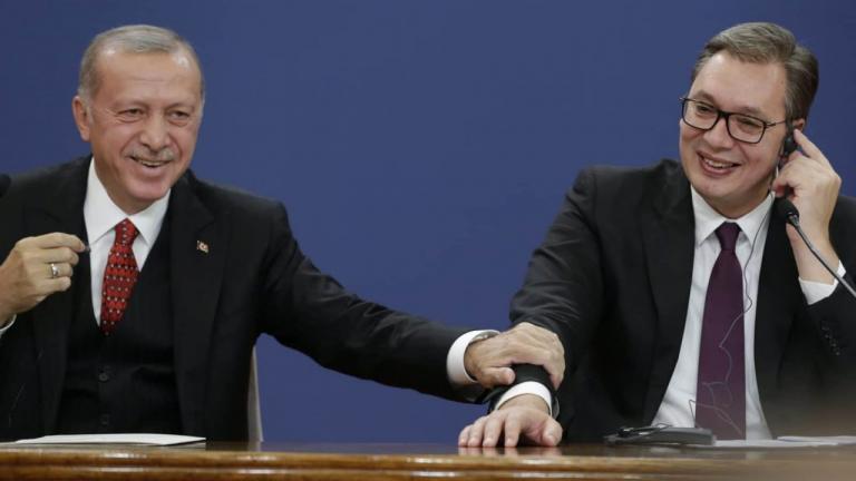 ερντογαν και βουτσιτσ