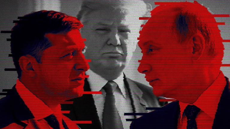 τραμπ, ζελενσκι και πουτιν