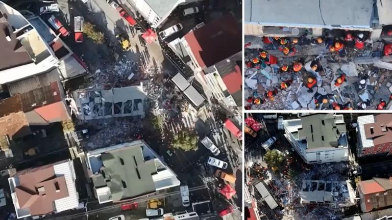 καταρρευση κτηριου τουρκια