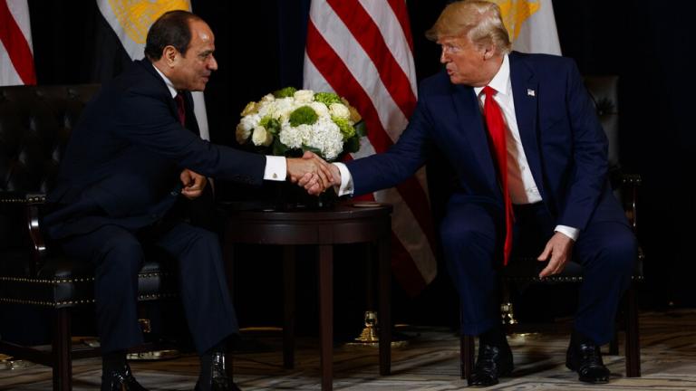 αλ σισι και τραμπ