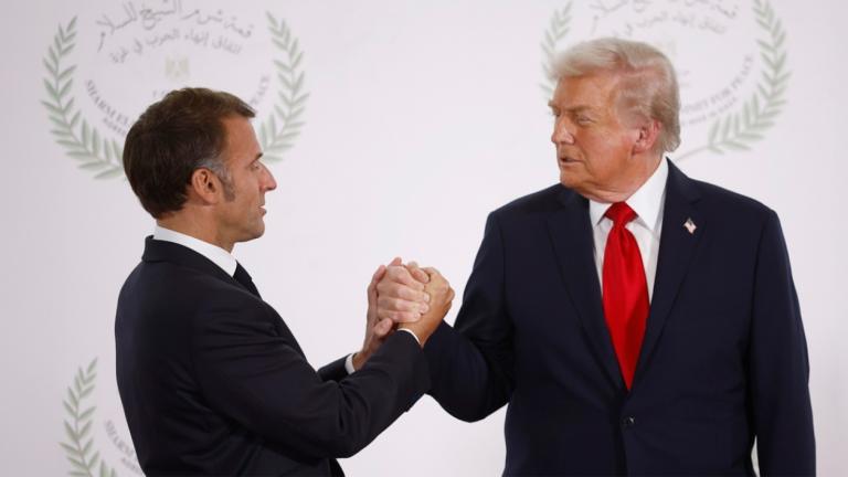 τραμπ και μακρον