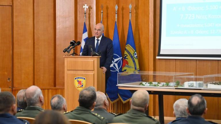 Ν. Δένδιας: Παρουσίαση του νέου οικιστικού προγράμματος κατασκευής 10.454 νέων κατοικιών για το στελέχη των ΕΔ