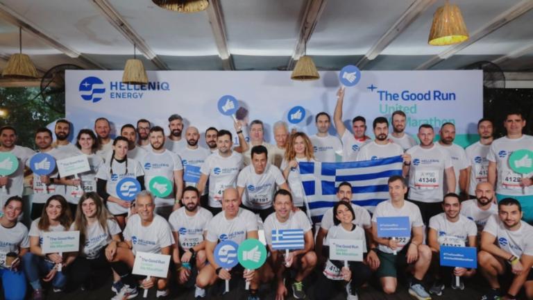 Περισσότεροι από 350 εθελοντές της HELLENiQ ENERGY έτρεξαν στον 42ο Αυθεντικό Μαραθώνιο της Αθήνας