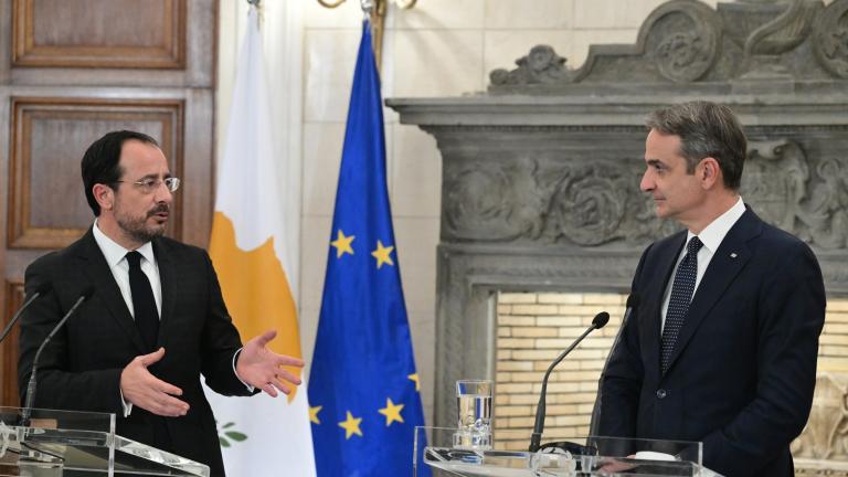 Χριστοδουλίδης και μητσοτακης