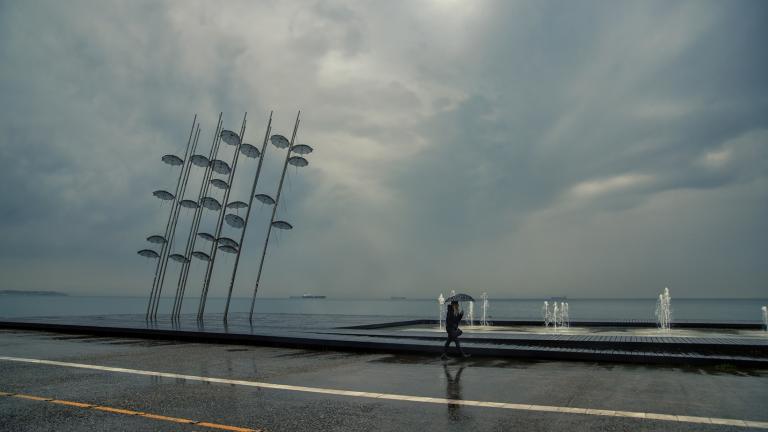 βροχερος καιρος θεσσαλονικη