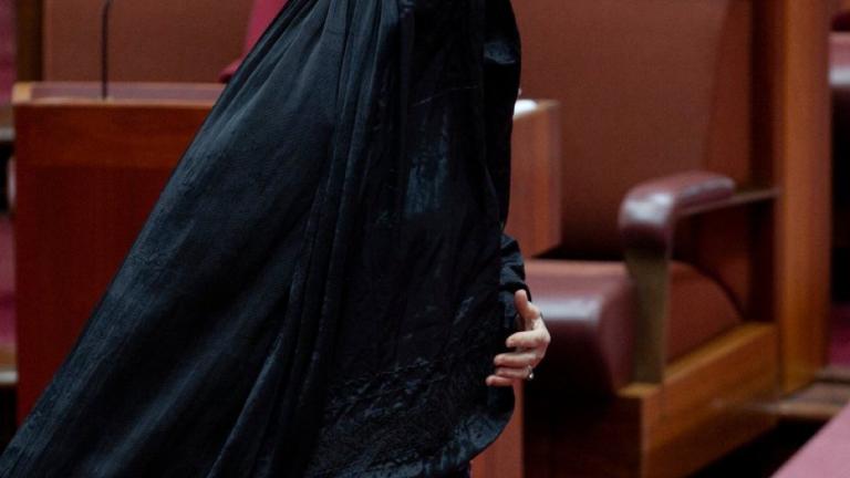 αυστραλια μπουρκα γερουσιαστης