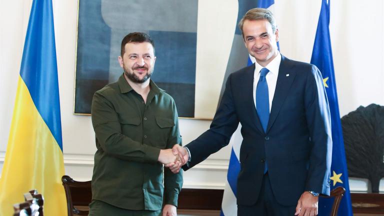 κυριακος μητσοτακης και Ζελένσκι