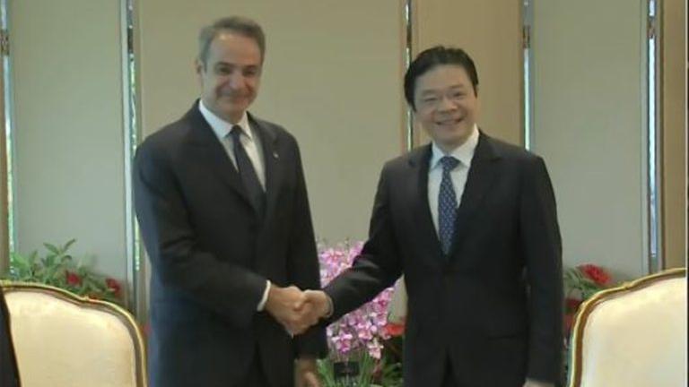 K. Mητσοτάκης: Στη Σιγκαπούρη για το Bloomberg Economy Forum – Συναντήθηκε με την πολιτική ηγεσία της χώρας