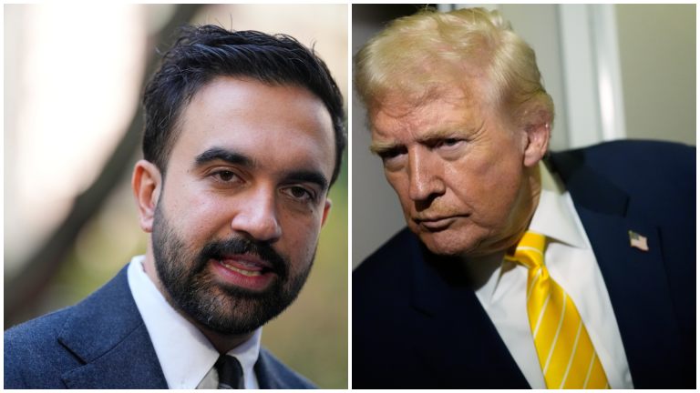 Ζόραν Μαμντάνι και τραμπ