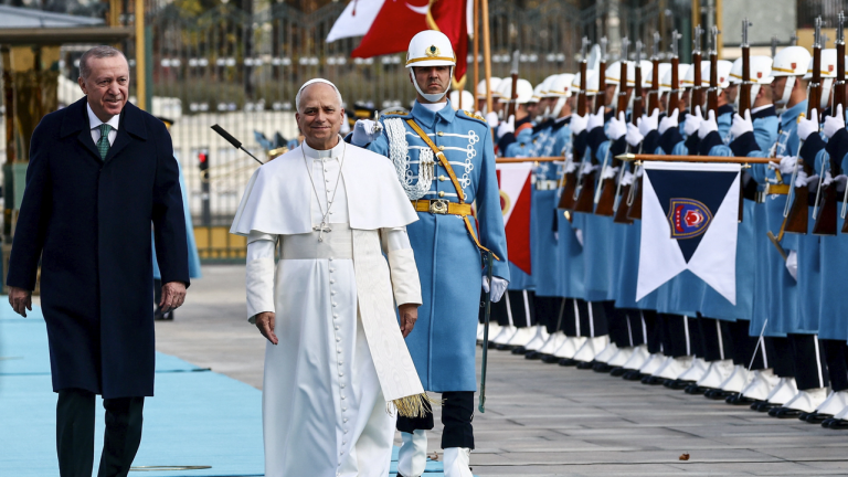 Πάπας Λέων ΙΔ’: «Η ομογενοποίηση» της Τουρκίας θα αποτελούσε εκπτώχυνση – Κάλεσε την Άγκυρα να γίνει «παραγοντας σταθερότητας»