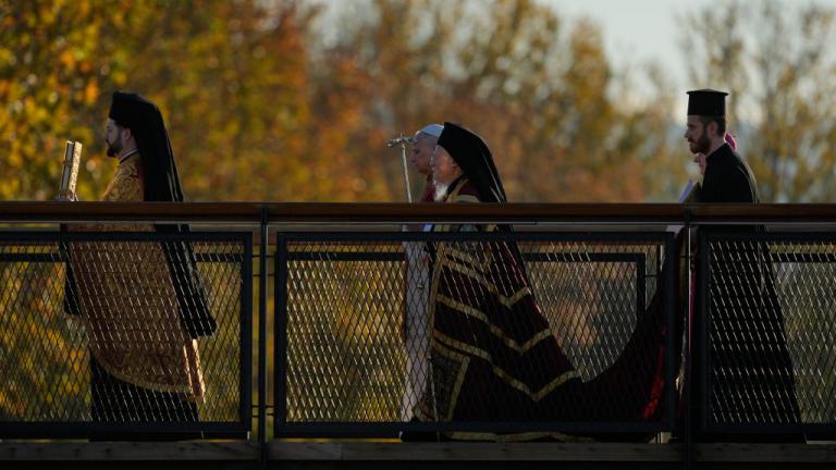 πατριαρχης βαρθολομαιος και παπας λεων ιδ